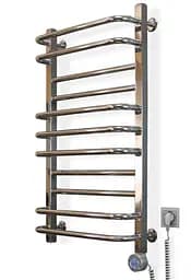 Электрический полотенцесушитель Navin Грандис 480x800 правостороннее с теном Sigma 300W 12-228053-3680, Хром, Правое, Электронный