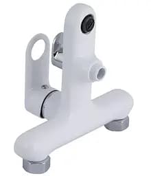 Змішувач для ванни Qtap Jay, Chrome/White (k35) з душовим гарнітуром QTJAY259CRW45553 - мініатюра 2
