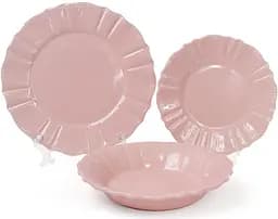 Набір BonaDi 6 глибоких тарілок Leeds Ceramics SUN кам'яна кераміка Ø23х4 см kuh0007145 - мініатюра 3