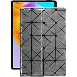 Чохол StatusCASE з екошкіри для планшету Teclast M40 SE Сірий ромб