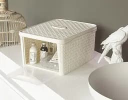 Контейнер для зберігання INFINITY 40x50x25h 40л кремовий