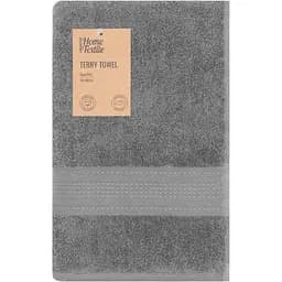 Полотенце махровое Ardesto SuperSoft 70х140 см 100% хлопок серое (ART2270SLP) 