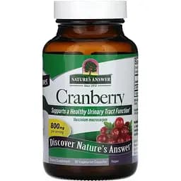 Клюква Nature's Answer Cranberry 800 мг 90 вегетарианских капсул