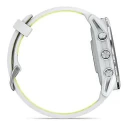 Смарт-годинник Garmin Forerunner 970 Whitestone Titanium with Whitestone/Translucent Amp Yellow Silicone with Silver Buckle (010-02969-61) - мініатюра 5