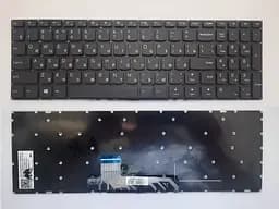 Клавіатура для ноутбуків Lenovo IdeaPad 310S-15, 510S-15 Series чорна без рамки RU/US