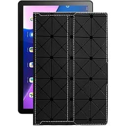 Чехол StatusCASE из экокожи для планшета Lenovo Tab M10 (3rd gen) Черный ромб