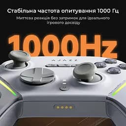 Бездротовий геймпад Ajazz GP100 RGB білий (GP100-W) - мініатюра 6