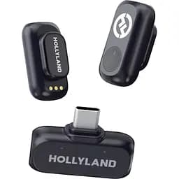 Мікрофонна радіосистема Hollyland LARK A1 Combo 2TX + RX/Lightning + RX/USB-C Space Gray [164071] - мініатюра 2
