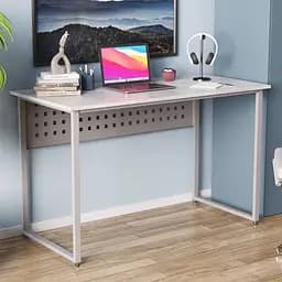 Стол письменный Майк Ferrum-decor 75x140x70 Серый металл ДСП Бетон 16 мм (FRD-106539)