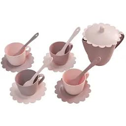 Набір чайного посуду Tigres Ромашка 14 ел. в сумці колір пудра (39940)