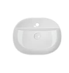 Раковина накладна Mixxus Premium ELLIPSE-0203 з отвором під змішувач (MP6678) - мініатюра 3
