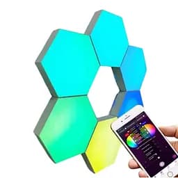 Світильник 6 шт. розумний шестигранний APP control USB
