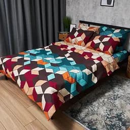 Пододеяльник Moon&Star Микросатин Premium Modern Chaos Двуспальный 175x210 см