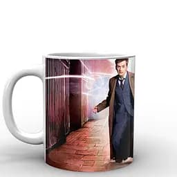 Кухоль GeekLand Doctor Who Десятий DW.02.055 330 мл білий