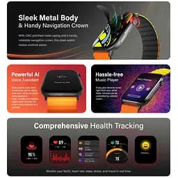 Смарт-часы Kieslect Smart Calling Watch Ks 1.78 (448х368) AMOLED 330мАч Black - мініатюра 8