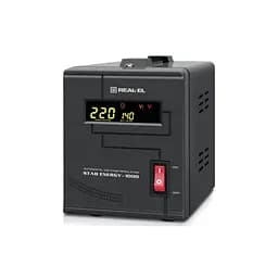 Стабілізатор REAL-EL STAB ENERGY-1000 (EL122400012) - мініатюра 4