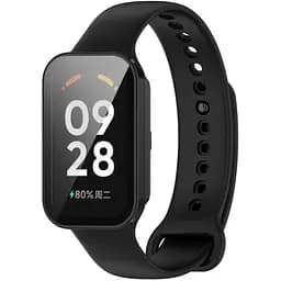 Чохол-накладка DK CDK Пластик Gloss Glass Full Cover для Xiaomi Mi Band 8 Active (015558) (black) - мініатюра 2