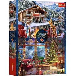 Пазл Trefl Різдво в горах 2х500 ел. (37540)