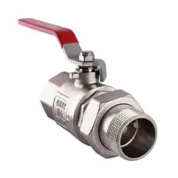 Кран кульовий прямий з американкою Selba 1 1/4″ КР SL1509 - мініатюра 2
