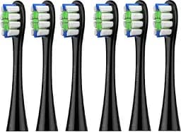 Насадки для зубної щітки Oclean Professional Clean Brush Head for On SE Air X F1 6шт P1C5 B06 Black - мініатюра 2