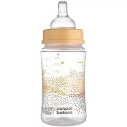Пляшка Canpol babies Easystart Mountains антиколікова з широким отвором 240 мл бежева (35/243_bei) - мініатюра 2