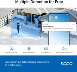 IP-Камера TP-Link Tapo C510W 3MP N300 зовнішня поворотна - мініатюра 7