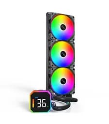 Система охолодження для комп’ютерного процесора MULTI SOCKET LIGHTFLOW ARGB 360 (B) MONTECH