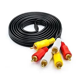 Кабель Atcom Audio-Video 3RCA3RCA 7.5 м пакет - мініатюра 4