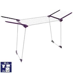 Сушарка для білизни підлогова Casa Si Winner 18m White/Purple (CS92269), Білий - мініатюра 2