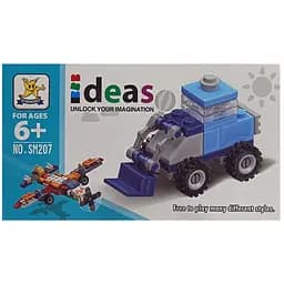 Детский конструктор "Строительный бульдозер" 2 в 1 SM207B-4