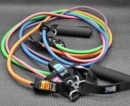 Набір трубчастих еспандерів PowerPlay PP-4102 Expander Set 5 шт. (до 35 кг.) (PP-4102_5set) - мініатюра 5