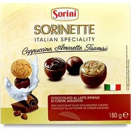 Цукерки Sorini Італійські солодощі Соринетте Асорті 180 г (717288)