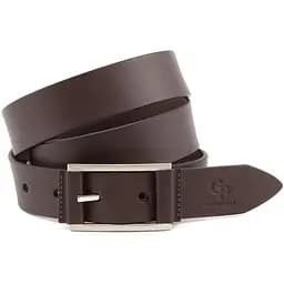 Ремінь шкіряний Grande Pelle чоловічий 120х3,5 см acs0026407