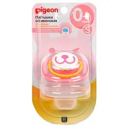Пустышка Pigeon Кролик, размер S, розовый (26978)