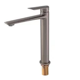 Змішувач для умивальника Koer KB-11028-07 високий KR5296 Графіт - мініатюра 3