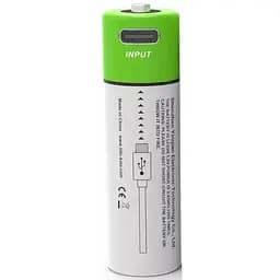 Акумулятор AA LiitoKala 3450 mAh Li-ion заряджається usb type-C (LA-3450T) - мініатюра 3
