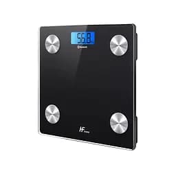 Ваги для підлоги HFitness 8028-B 180 кг Bluetooth IBM Цифрові розумні ваги для ваги тіла Чорний - мініатюра 3