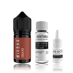 Набор компонентов для самозамеса солевой заправки Mix Bar Cola ICE 30 мл 0-50 мг Кола лед (12027)