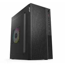 Корпус 2E TeamX (TMX03), чорний, 400 Вт, Mini Tower, для Micro ATX / Mini ITX, 2xUSB 2.0, макс. CPU - 145 мм / VGA - 220 мм, 1x80