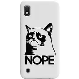 Чохол-накладка Toto Pure TPU 2 mm Print Case Samsung Galaxy A10 #4 Cat Nope White