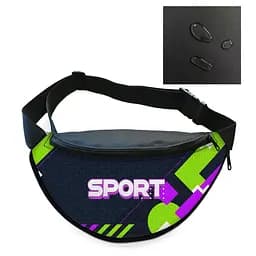 Сумка-бананка чоловіча/жіноча Sport 32×16 см з розширювачем поясна сумка або сумка через плече (02878)