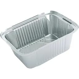 Контейнер з алюмінієвої фольги харчової прямокутний 586 мл 100 шт./уп. (SP44L)