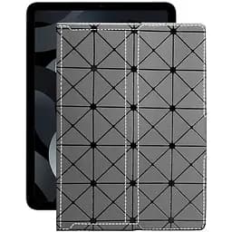 Чехол StatusCASE из экокожи для планшета Apple iPad Air 5 2022 Серый ромб