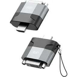 Адаптер XO HDMI-DVI (M/F) Black/Grey (GB013-HDMIDVI.tranish)
