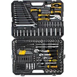 Набір насадок торцевих і біти, ключів, інструментів Sigma 1/4", 3/8″, 1/2″ 233 шт CrV (6003871)