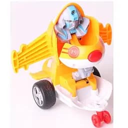 Літак-трансформер Powerful Friction 360°, Жовтий, 11 см (SZ801 ЖОВТИЙ) - мініатюра 2