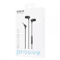 Навушники Proove дротові Scape J6 3.5mm чорні - мініатюра 2