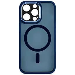Чохол Creative TPU PC Metal Calais MagSafe Apple iPhone 13 Pro Dark Blue