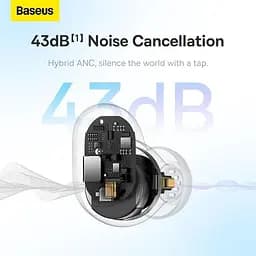 Навушники Baseus Bowie True Wireless Earphones WM05 ANC до 5 годин (NGTW200002) білі - мініатюра 4