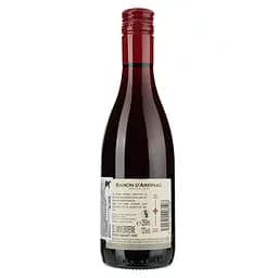 Вино Baron d'Arignac Rouge червоне напівсухе 12% 0.25 л (27279) - мініатюра 2
